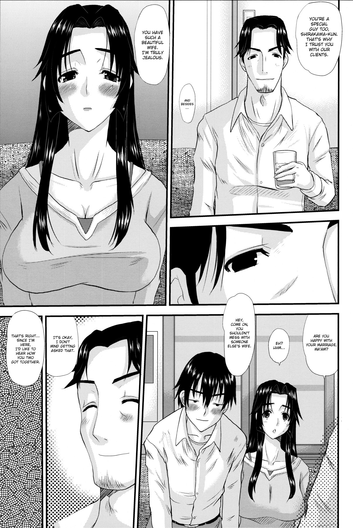 Hentai Manga Comic-Housewife Hinako-san's Unfaithfulness-Read-5